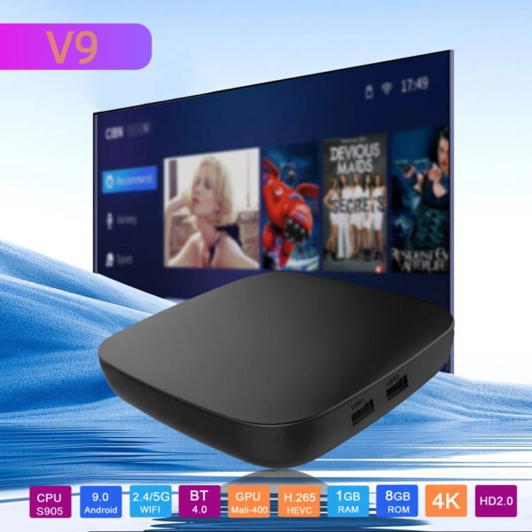 Set-top Box 4K Internet TV Box Dual WiFi + Bluetooth TVBOX